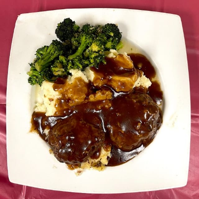 Mama T's Homemade Meatloaf Dinner.